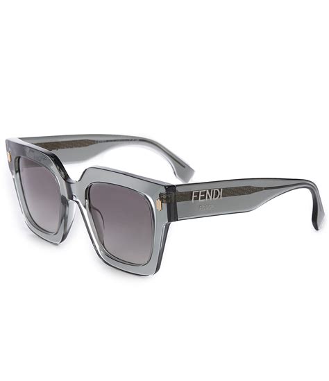 fendi roma 50mm square sunglasses|fendi unisex sunglasses.